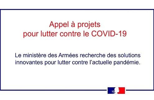  Appel à projets de solutions innovantes pour lutter contre le COVID-19