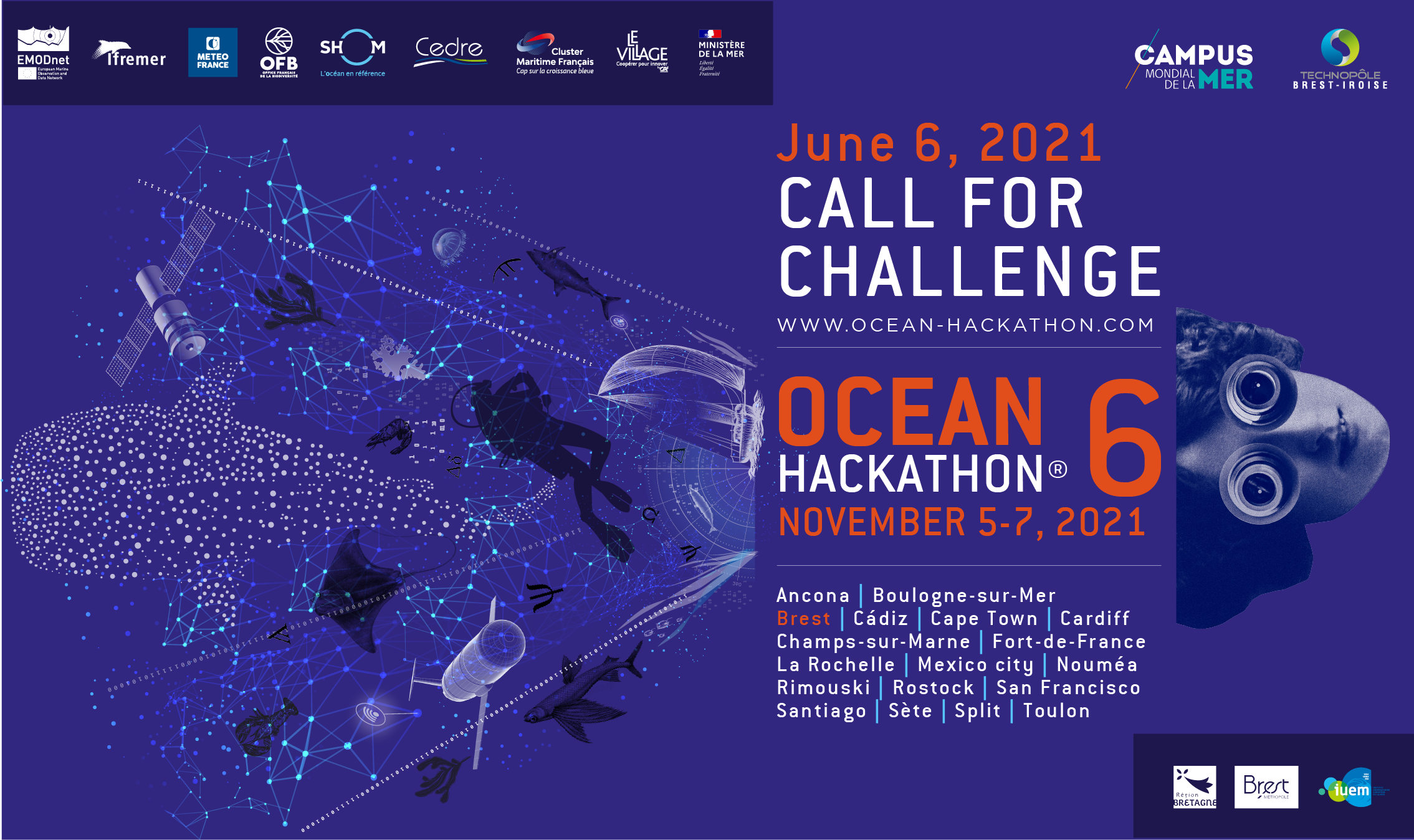 Appel à défis ouvert ! Ocean Hackathon 2021