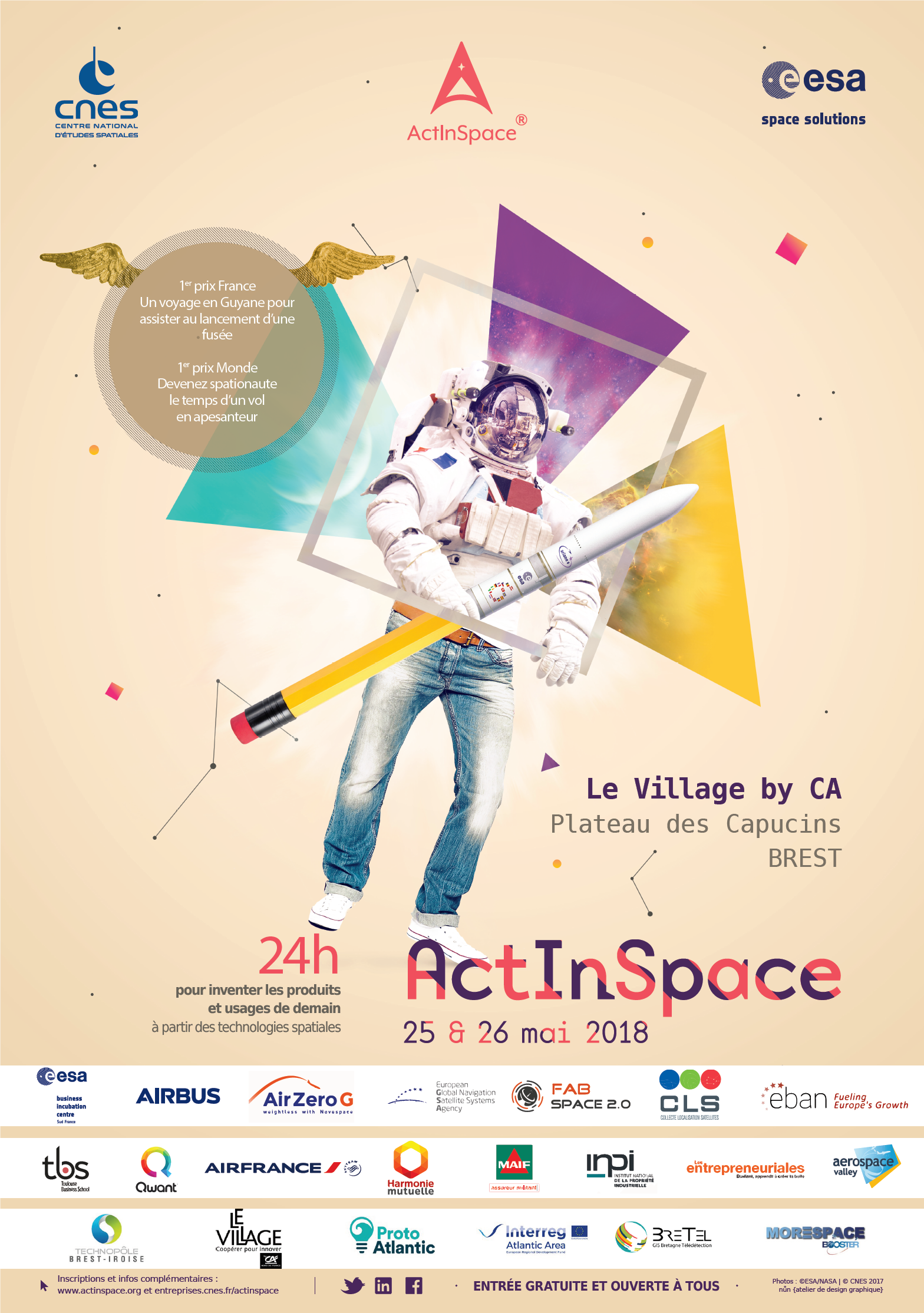 Concours Act In Space - Les 25 & 26 mai 2018 !