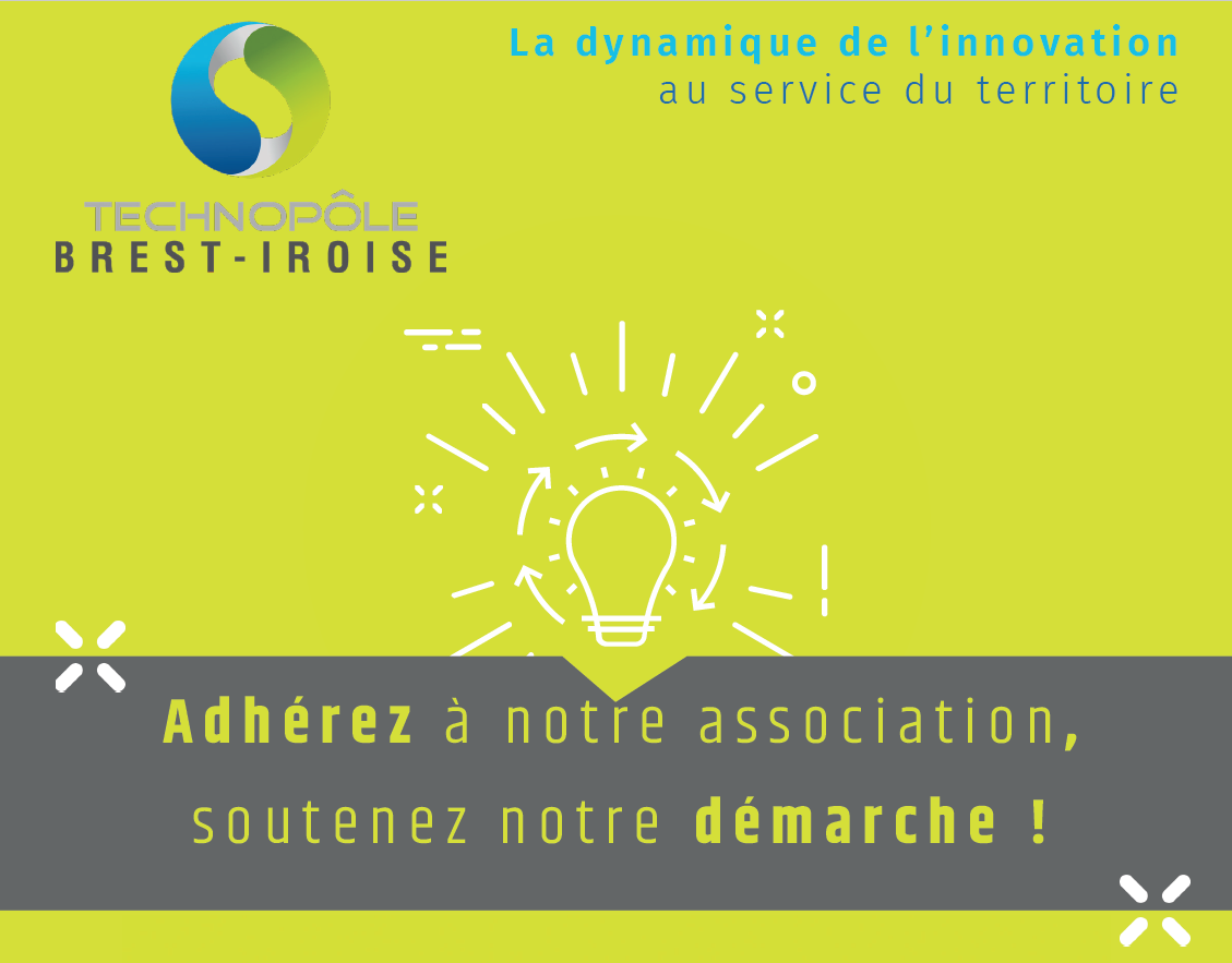 Soutenez notre démarche et adhérez à l'association du Technopôle Brest-Iroise