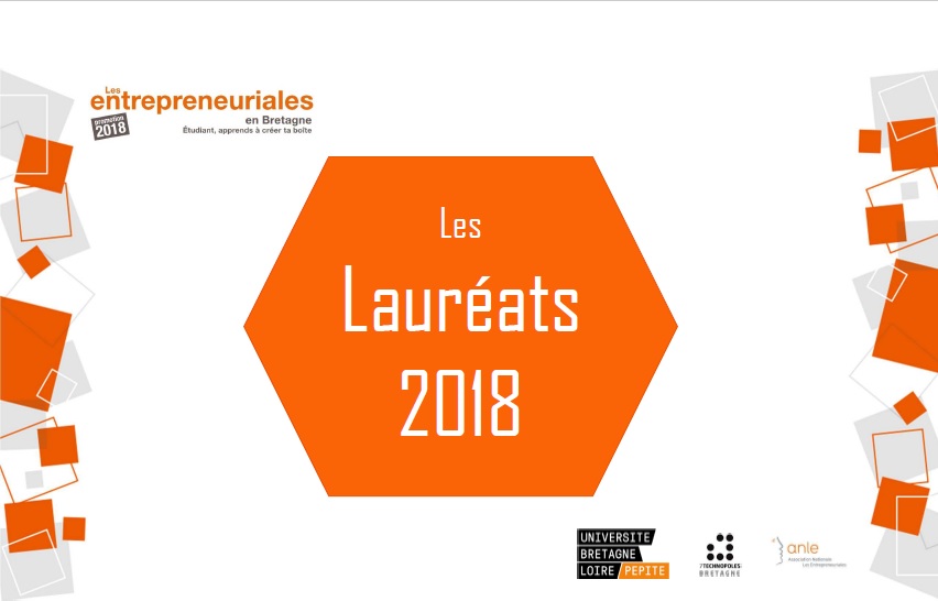 Entrepreneuriales Bretagne Pays de la Loire. Les lauréats 2018 // 2 projets accompagnés par le Technopôle