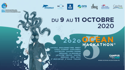 Ocean Hackathon® 2020 : ouverture de l’appel à défis jusqu’au 30 juin 19 villes dans l’aventure, plus 200 défis attendus !