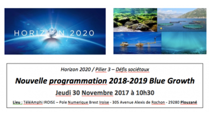 H2020 Appels à projets 2018-2019 "Blue Growth" 
