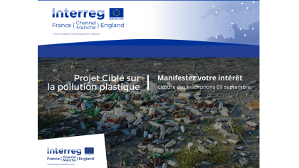 Interreg France Manche Angleterre  | Projet ciblé sur la pollution plastique