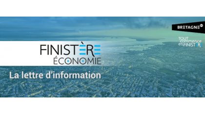 La newsletter Finistère Economie