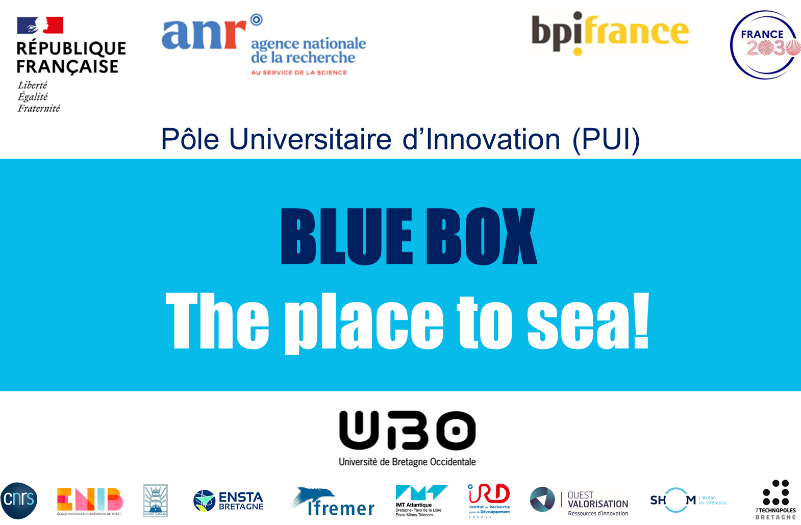 BLUE BOX : « le réflexe de l’innovation » en Ocean tech à la pointe de ...