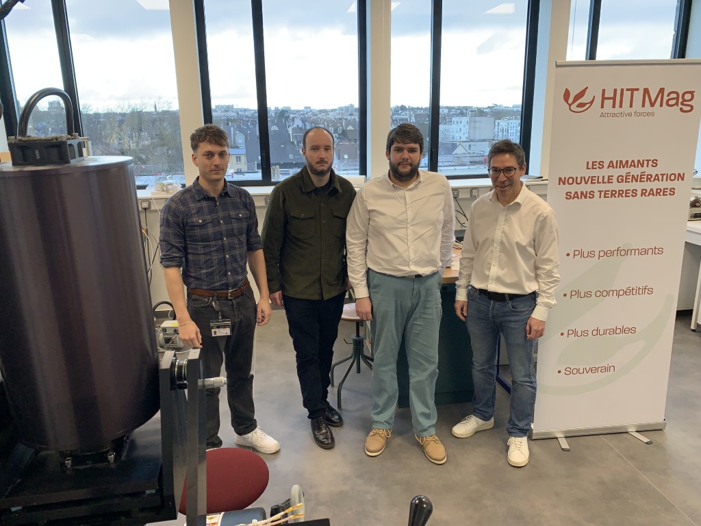 équipe HIT Mag dans leur labo du Lab-sticc à Brest