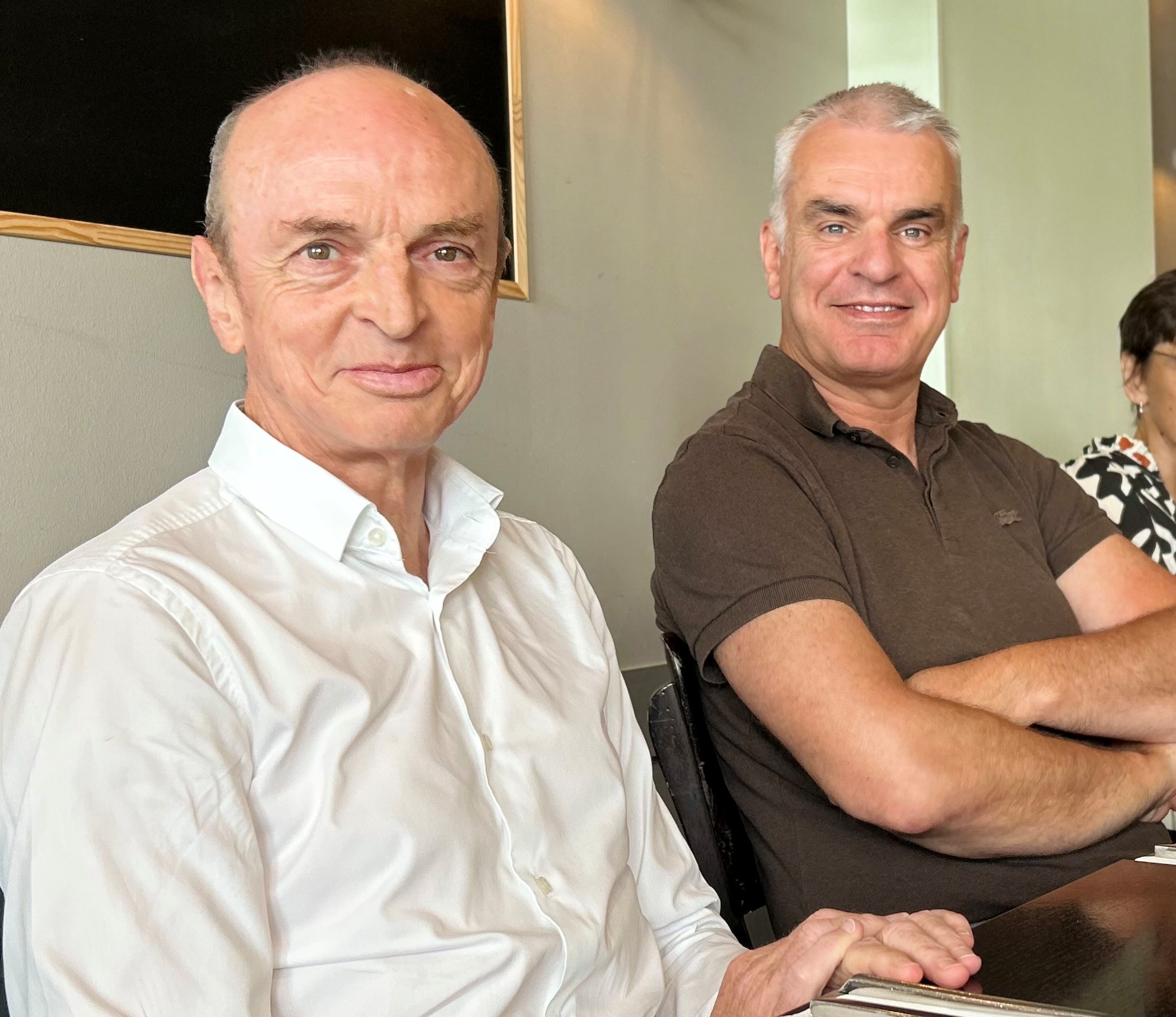 Photo de Frédéric Laurent (à gauche) et Olivier Le Strat (à droite)