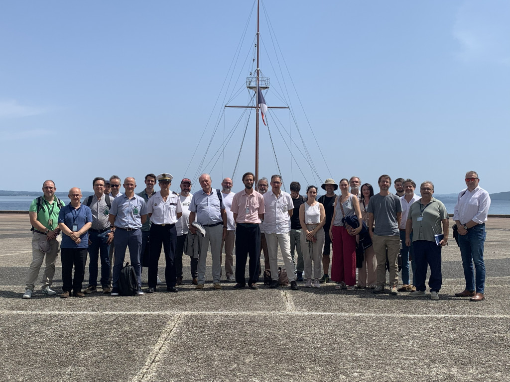 Photo de groupe prise avec les intervenants et les participants de la Learning Expedition.