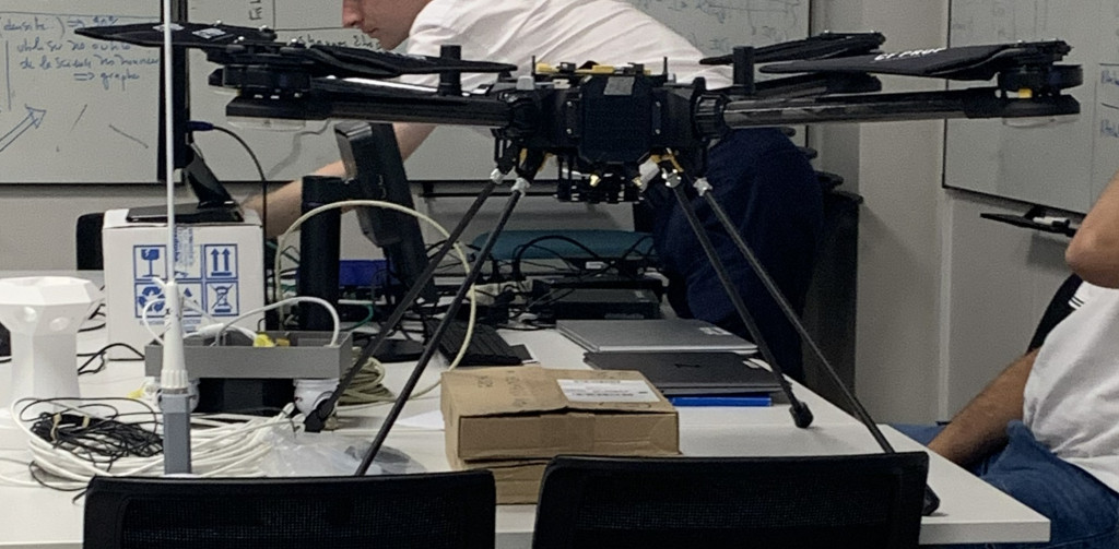 Drone aérien présenté lors de la Learning Expedition.