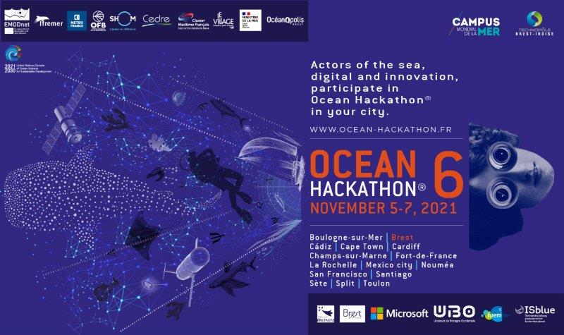 Ocean Hackathon® 2021 : les inscriptions sont ouvertes !