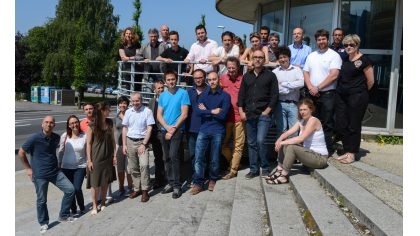 Le réseau brestois du web et du numérique s’affiche ! Plus de 30 entreprises sur la photo.