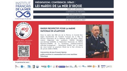 Les Mardis de la Mer d'Iroise : Enjeux prospectifs pour la marine nationale en atlantique