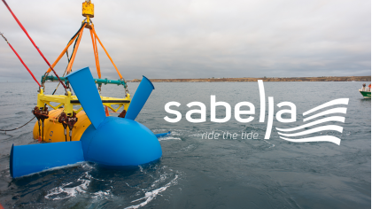 News de Sabella : relevage de l'hydrolienne et nouveau projet