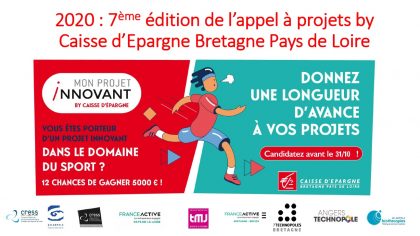 Appel à projets Mon Projet Innovant 2020