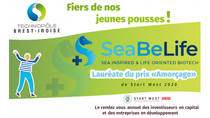 Start West : prix Amorçage pour SeaBeLife Biotech 