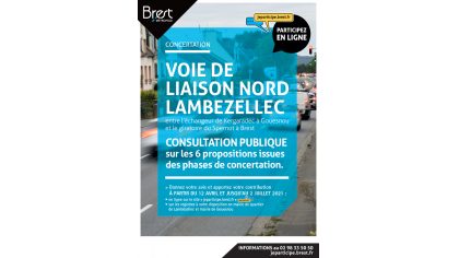 Améliorer la desserte entre l’est et l’ouest de Brest métropole. Donnez votre avis avant le 2 juillet.