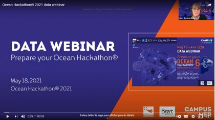 [REPLAY] Ocean Hackathon. Quelles sont les DATA mises à disposition ? 