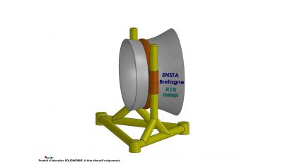 Hydroliennes, amélioration du rendement hydrodynamique. La thèse d’un ingénieur de recherche de l’Ensta Bretagne.