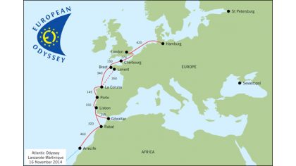 Escale brestoise pour la première European Odyssey, les 22 et 23 juillet