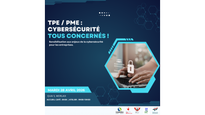 2026 Atelier Quai 5 : TPE/PME : cybersécurité, tous concernés !