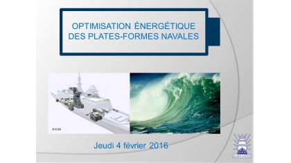 Journée des Sciences Navales 2016
