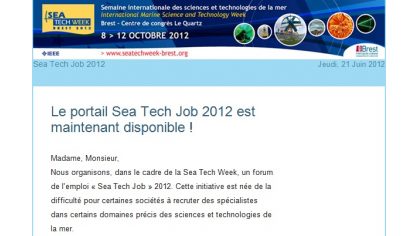 « Sea Tech Job 2012 »