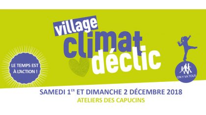 Village Climat Déclic 2ème édition