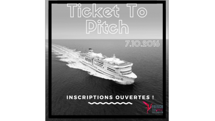 Inscrivez-vous jusqu'au 27.09 à Ticket to pitch. Rencontres grands comptes et startups