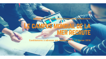 Le Campus Mondial de la Mer recrute 