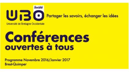 UBO - Programme des conférences grand public