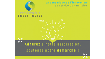 Soutenez notre démarche et adhérez à l'association du Technopôle Brest-Iroise
