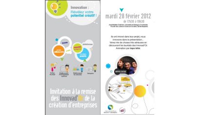 "and the winners are !"  Les Innovad'OR de la création d'entreprise ou le parcours de 4 battants