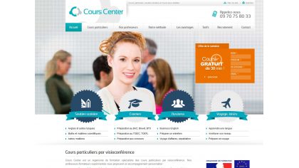 Cours par visioconférence. Découvrez l'offre de Cours Center, jeune pousse du Technopôle