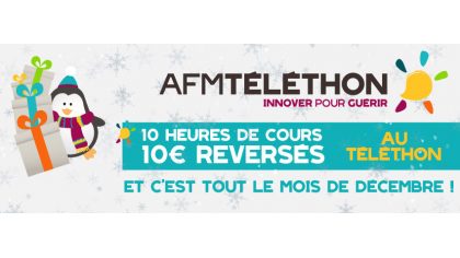 Cours Center s'engage pour le Téléthon 2015