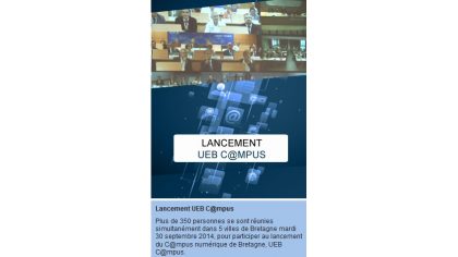  UEB C@mpus | Lancement du C@mpus Numérique de Bretagne