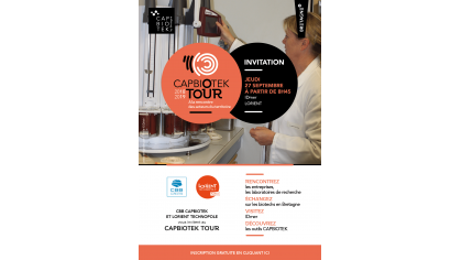 9ème édition du Capbiotek Tour à Lorient / Visite d'IDmer