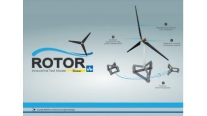 ROTOR: une plate-forme innovante pour tester des éoliennes flottantes en bassins d'essais