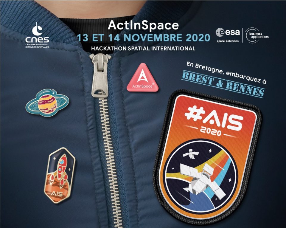 ActInSpace 2020 à Brest les 13 et 14 novembre