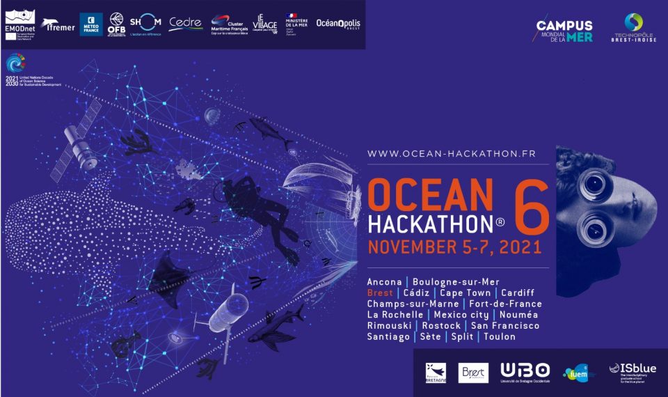 OCEAN HACKATHON : 20 défis sélectionnés pour l’édition brestoise.
