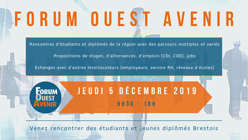 16 ème édition du Forum Ouest Avenir le 5 décembre 2019 