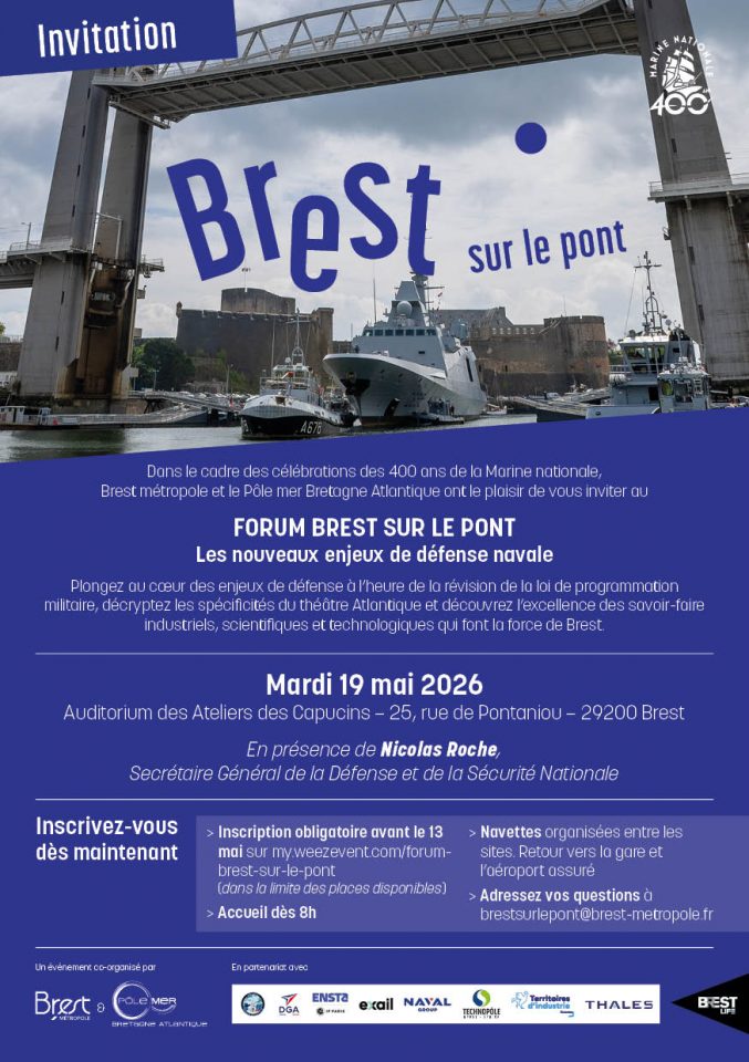 Forum Brest sur le pont : les nouveaux enjeux de défence navale