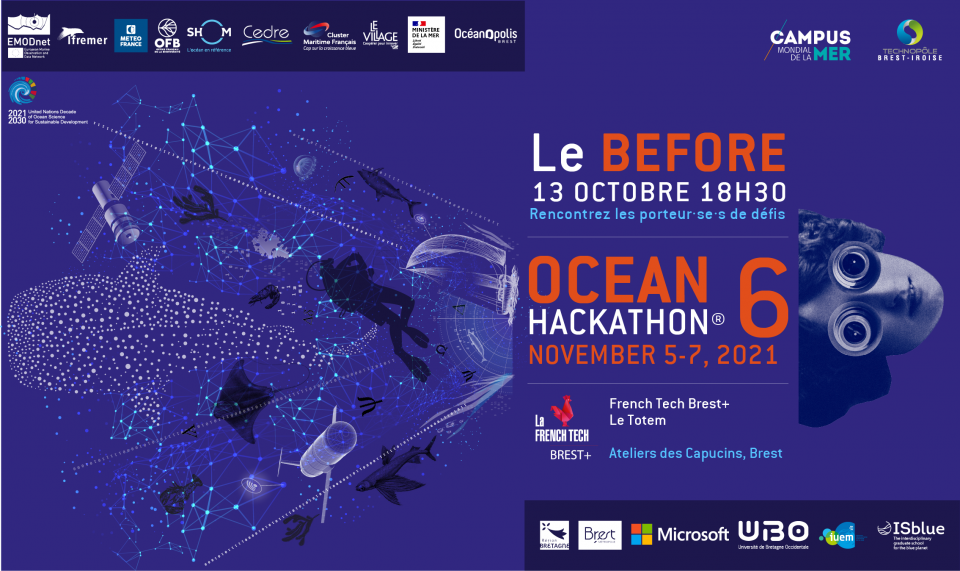 Venez à la rencontre des porteur.euse.s de défis de OCEAN HACKATHON !