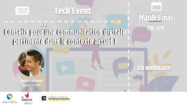 Tech'Event. Situation de crise. Conseils pour une communication digitale pertinente