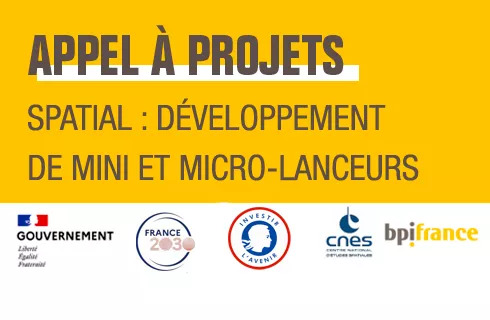 Appel à projets Spatial : Développement de mini et micro-lanceurs (date de clôture : 23/01/2024)